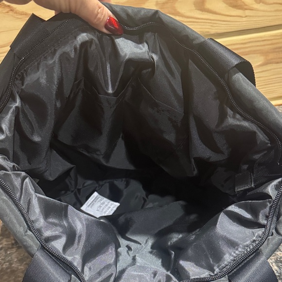 Quilted Black Tote Bag with Emblem by Pink - Picture 4 of 5